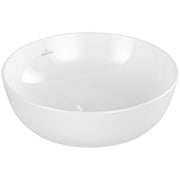 VILLEROY & BOCH - Aufsatzwaschbecken Artis d:430mm Rund o. ÜL. Stone White CeramicPlus