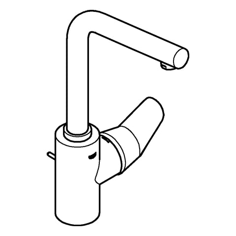 Grohe - EH-Waschtischbatterie EURODISC C 23054 L-Size GROHE ZERO chrom