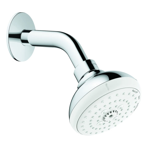 Grohe - Kopfbrauseset Tempesta 100 26088 1 3 Strahlarten mit Brausearm chrom