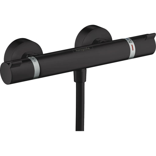 Hansgrohe - Thermostat ECOSTAT Comfort Brausenmischer Aufputz DN15 mattschwarz