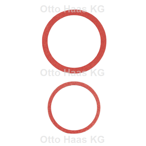 Otto Haas KG - Vulkanfiber-Ringe 3/8,8x14x1mm f.Überwurfmuttern, p.Stück