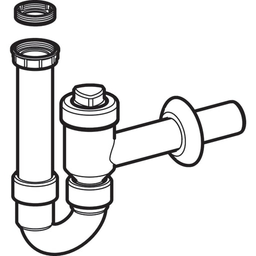 Geberit Vertriebs - Rohrbogengeruchsverschluss für WT mit Rückflussverhinderung G1 1/2x40