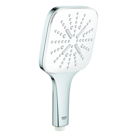 Grohe - Handbrause RAINSHOWER 130 SmartActive Cube 26551 moon white/chrom