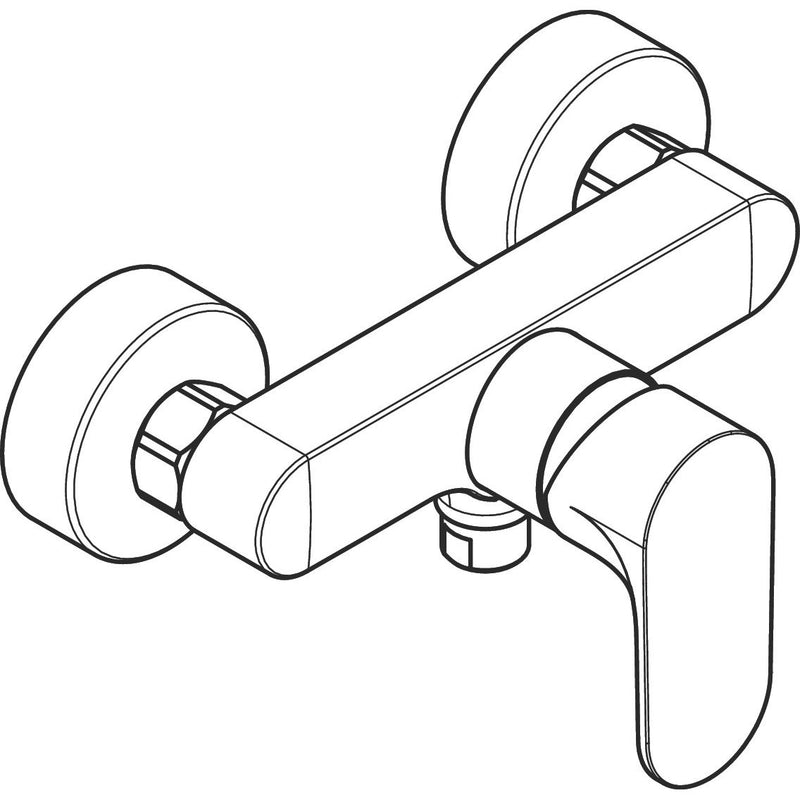 Hansgrohe - Brausemischer Aufputz Rebris S chrom