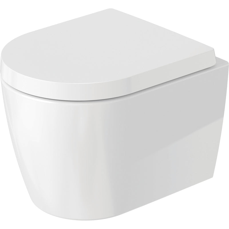 Duravit - Wand-WC ME by Starck Compact 480mm Tiefspüler, rimless, Durafix, weiß