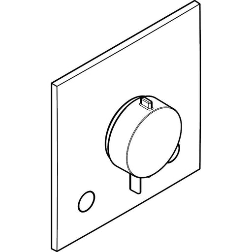 Hansgrohe - Thermostat UP Ecostat Comfort E Fertigset 2 Verb.m.Sicherungskombi.chr