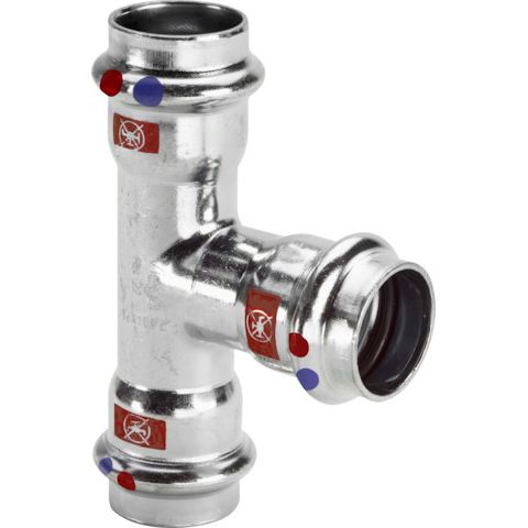 Viega - T-Stück PRESTABO 1118LF labsfrei 22mm