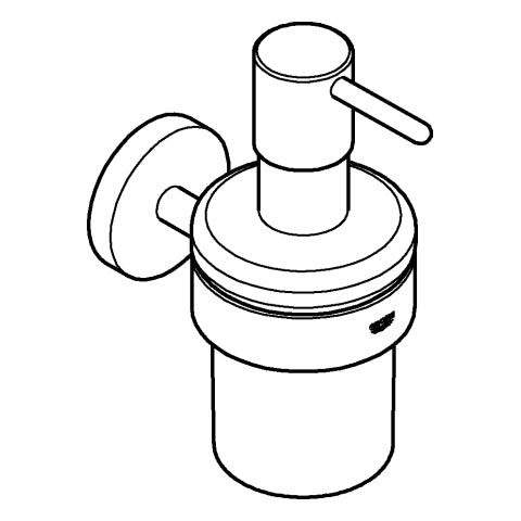 Grohe - Seifenspender Essentials 102257 mit Halter matte black
