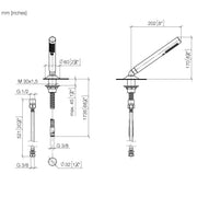 Dornbracht - Schlauchbrausegarn. VAIA 27702809 platin