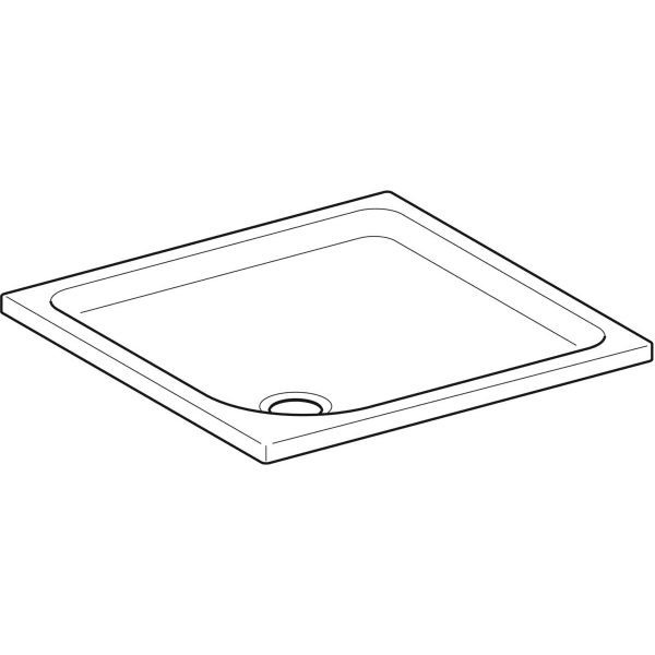 Geberit Vertriebs - Duschwanne ICON 662480 800x800mm weiß