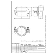 Lorowerk - Sicherungsschelle 00806. DN 40 für Muffenverbindung