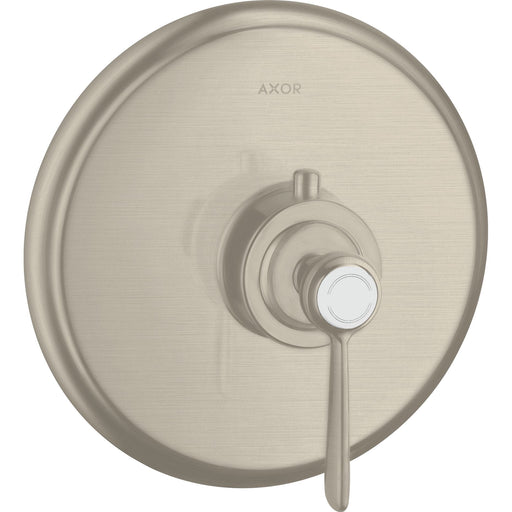 Hansgrohe - Thermostat Unterputz AXOR Montreux Fertigset Hebelgriff brushed nickel