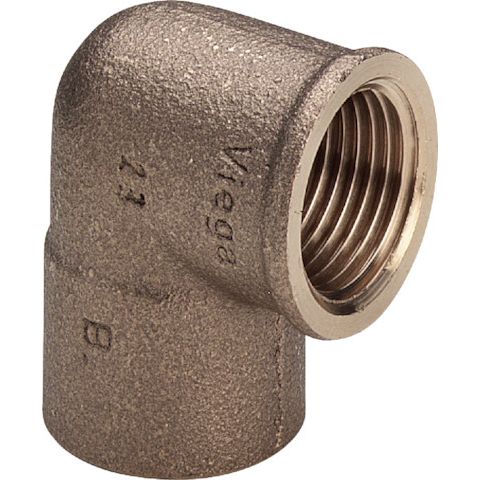 Viega - Winkel 94090G 54mm x 2 IG Rotguss