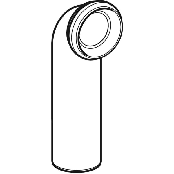 Geberit Vertriebs - Anschlussbogen PP 90Gr d90/110