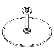 Grohe - Kopfbrauseset RAINSHOWER Cosm. 310 26067 Deckenauslass 142mm hard graphite