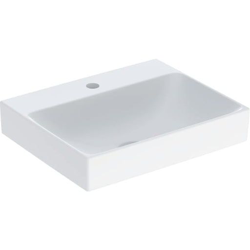 Geberit Vertriebs - ONE Waschtisch 50x40 cm, Abg. verti. m. Hl., o. Ül., weiß, KeraTect