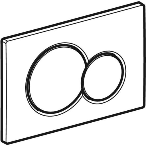 Geberit Vertriebs - Sigma01 BetPl., für 2-Mengen-Spülung Round, für Bambini, karminrot