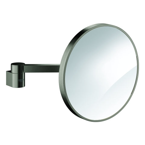 Grohe - Kosmetikspiegel SELECTION 41077 hard graphite gebürstet