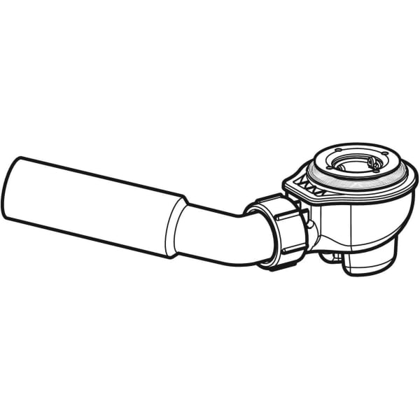 Geberit Vertriebs - Duschwannenablauf 52-9 d40/50 Anschlussbogen