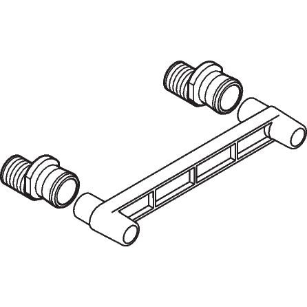 Hansgrohe - S-Anschlüsse Axor Arco chrom