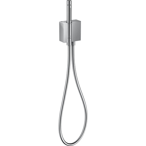 Hansgrohe - Schlauchanschl.u.Brausenhalter AXOR Edge Diamantschliff chrom m.Stabhandbr