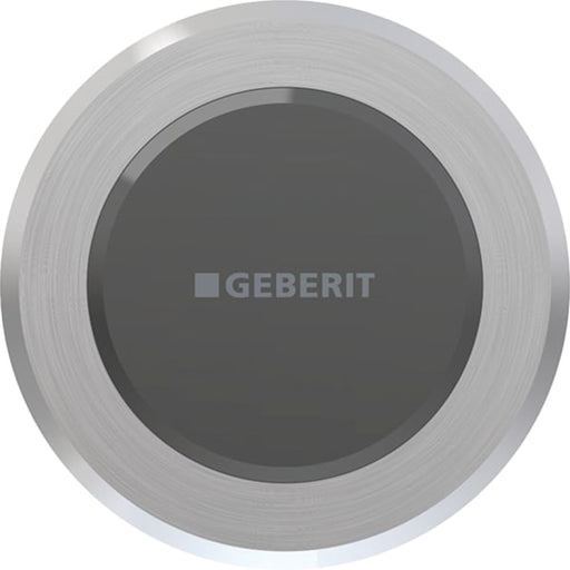 Geberit Vertriebs - Typ 10 WC-Strg. mit elektron.Spül, IR Batt., 2-Mengen-Sp., Round, gebürstet