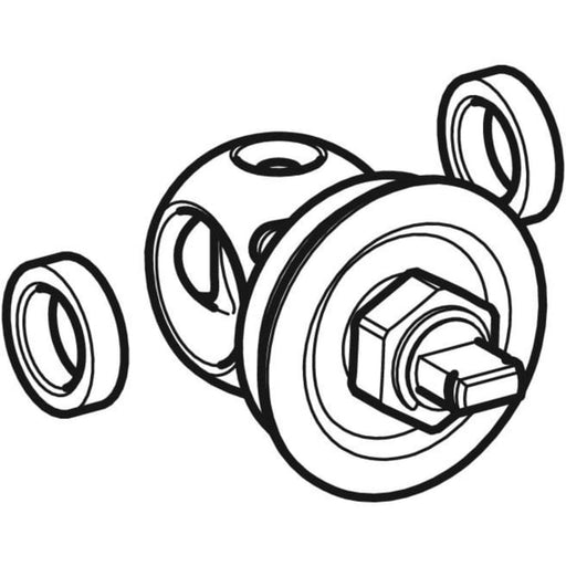 Geberit Vertriebs - Set Oberteil, zu Geberit UP-Kugelhahn DN15