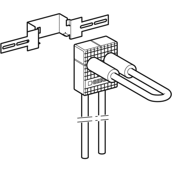 Geberit Vertriebs - PushFit Anschlussbox Typ L d16 (NPW) für Heizkörper