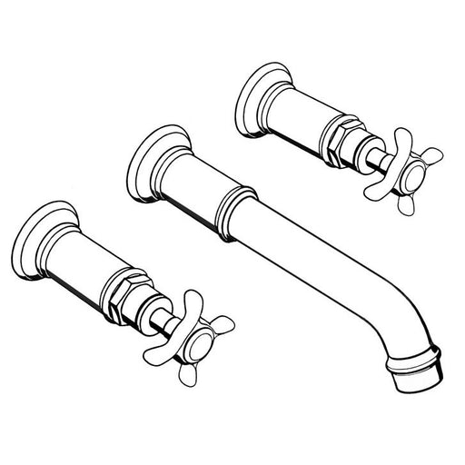 Hansgrohe - 3-Loch WT-Armatur AXOR MONTREUX 16532000 Fertigset chrom