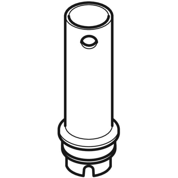 Geberit Vertriebs - Standrohr aus PMMA (Plexiglas) glanzverchromt