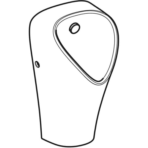Geberit Vertriebs - Narva Urinal Zul. hi., Abg. hi., weiß