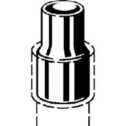 Viega - Absatznippel 95243 15mm Außenlötende x 12mm Kupfer