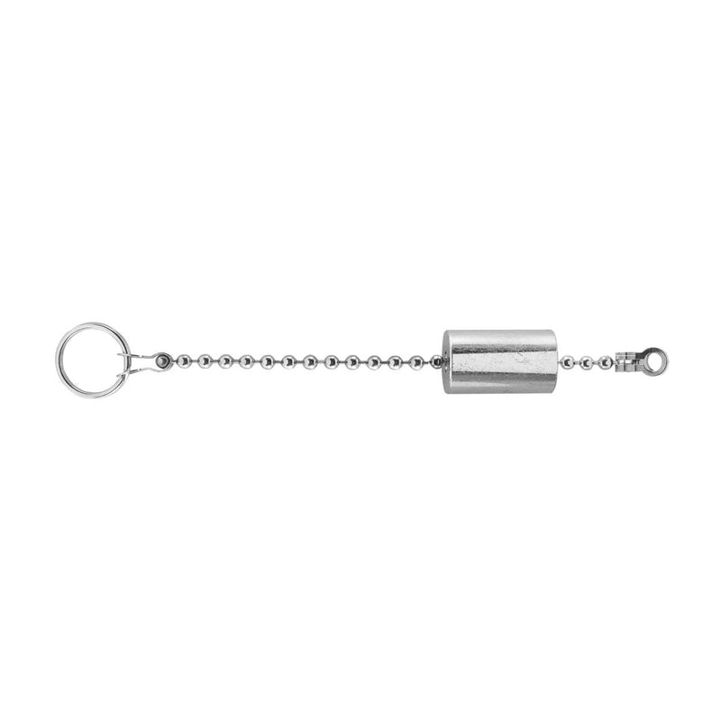 Adolf Schmidt - Kugelkette 3,2mm mit Gegengew., 40cm Messing verchromt # 720502