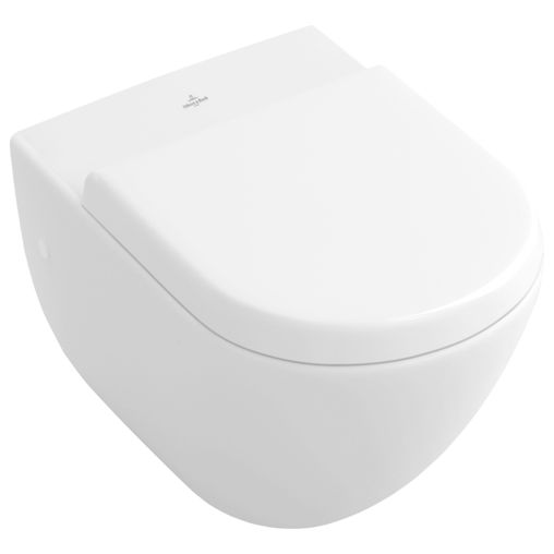 VILLEROY & BOCH - Wand-Flachspülklosett SUBWAY 660310 370x560 weiß Cplus