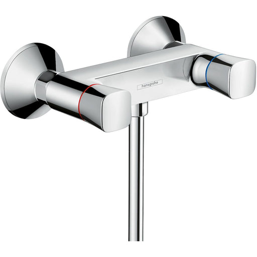 Hansgrohe - Zweigriff Brausenarmatur Aufputz LOGIS chrom