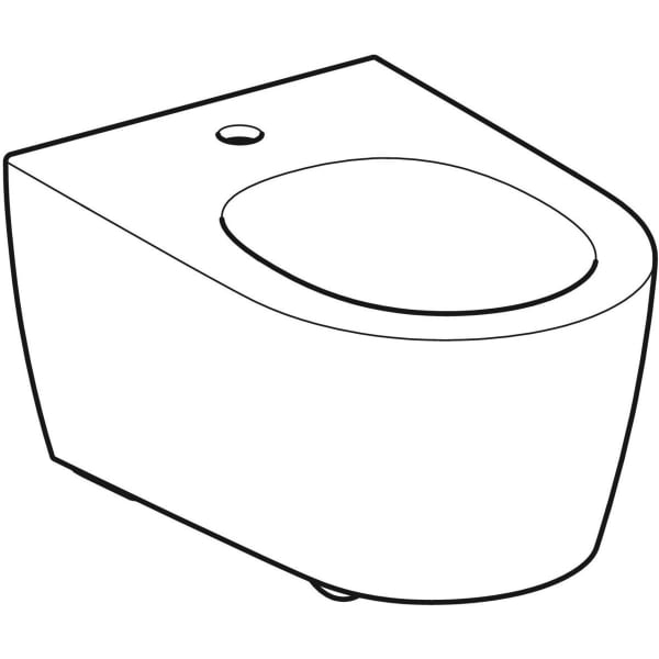 Geberit Vertriebs - ONE Wandbidet, geschlossene Form weiß / matt