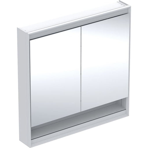 Geberit Vertriebs - ONE Spiegelschrank mit Ni/Comf.Light 2 Türen, AP-Mont., 90x90x15cm, weiß
