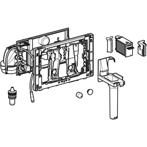 Geberit Vertriebs - Duofresh Modul mit manueller Ausl. für Sigma UP-SPK 12 cm, anthrazitgrau