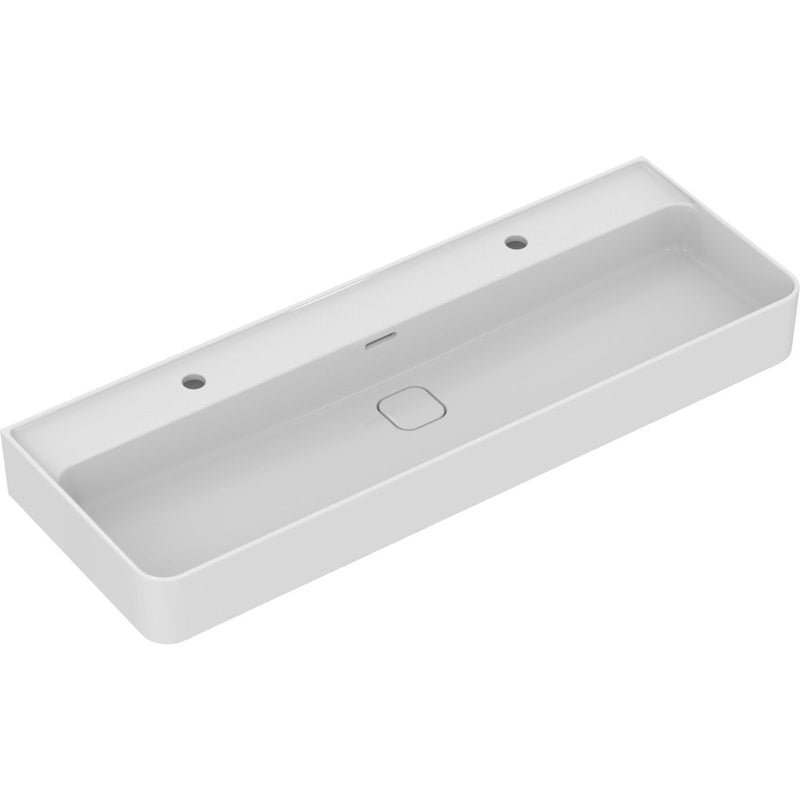 Ideal Standard - Waschtisch STRADA II, 2 Hl.re.u.li. , m. ÜL., 1200x430x170mm, Weiß