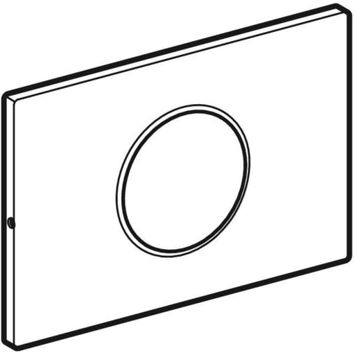 Geberit Vertriebs - Sigma10 BetPl. für WC-Strg., verschr. elektron. Sp-Ausl., Round, swm, Etc/schw