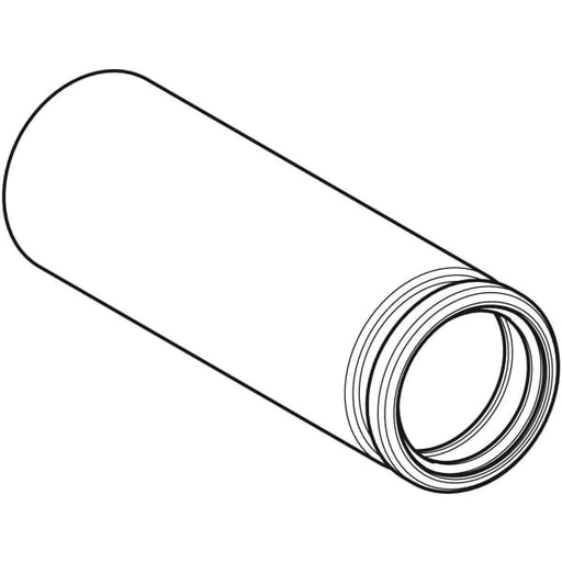 Geberit Vertriebs - PE WC Anschlussstutzen 90/90 366.887.16.1 mit Dichtung