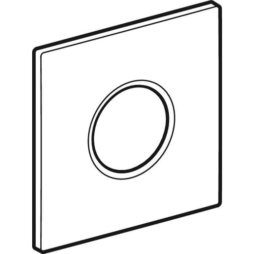 Geberit Vertriebs - HyTronic Abdeckplatte SIGMA01 für UR-Strg. berührungslos weiß-alpin