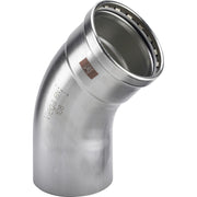 Viega - Bogen 45 Grad TEMPONOX XL 1726.1XL 76,1mm Stahl nichtrostend