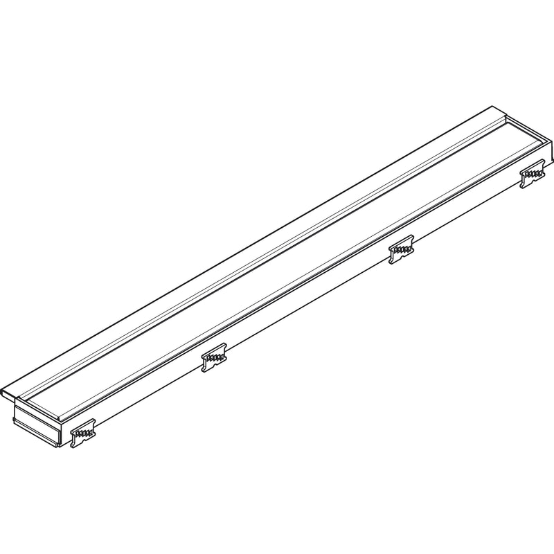 Hansgrohe - Duschrinne RAINDRAIN Match 700 mm mit höhenverstellbaren Rahmen MW