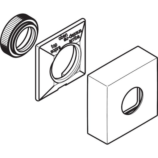 Hansgrohe - Rosette 65/65 mm Metropol WAP/DAP mattschwarz