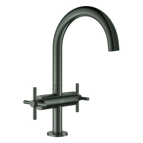 Grohe - WT-Einlochbatterie Atrio 21144 DN15 L-Size Kreuz-Gr. hard graphite geb