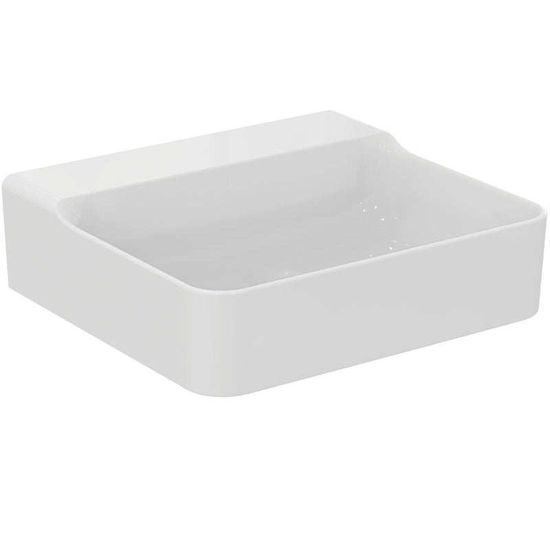 Ideal Standard - Waschtisch CONCA, o.Hl., o.Ül., 500x450x145mm, Weiß mit IdealPlus