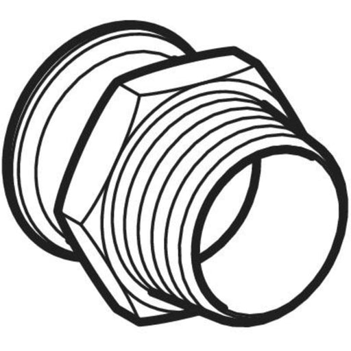 Geberit Vertriebs - C-Stahl Übergang, verzinkt 35mm - 11/2 AG, # 21720