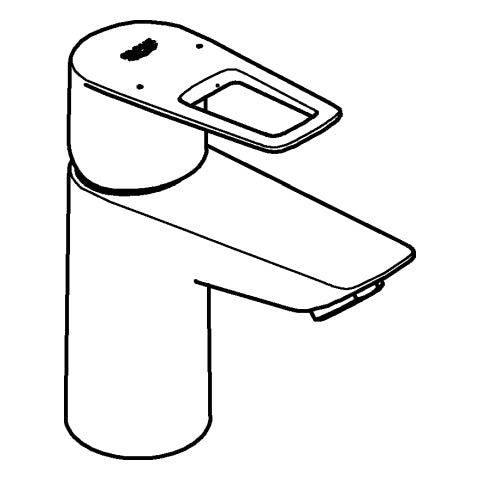 Grohe - EH-WT-Batterie BAULOOP 23878_1 S-Size PushOpen Ablaufgarnitur chrom