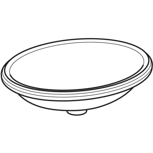 Geberit Vertriebs - Unterbau-WT VARIFORM, oval, 500x400mm o. Hl., o. Ül., weiß, KeraTect